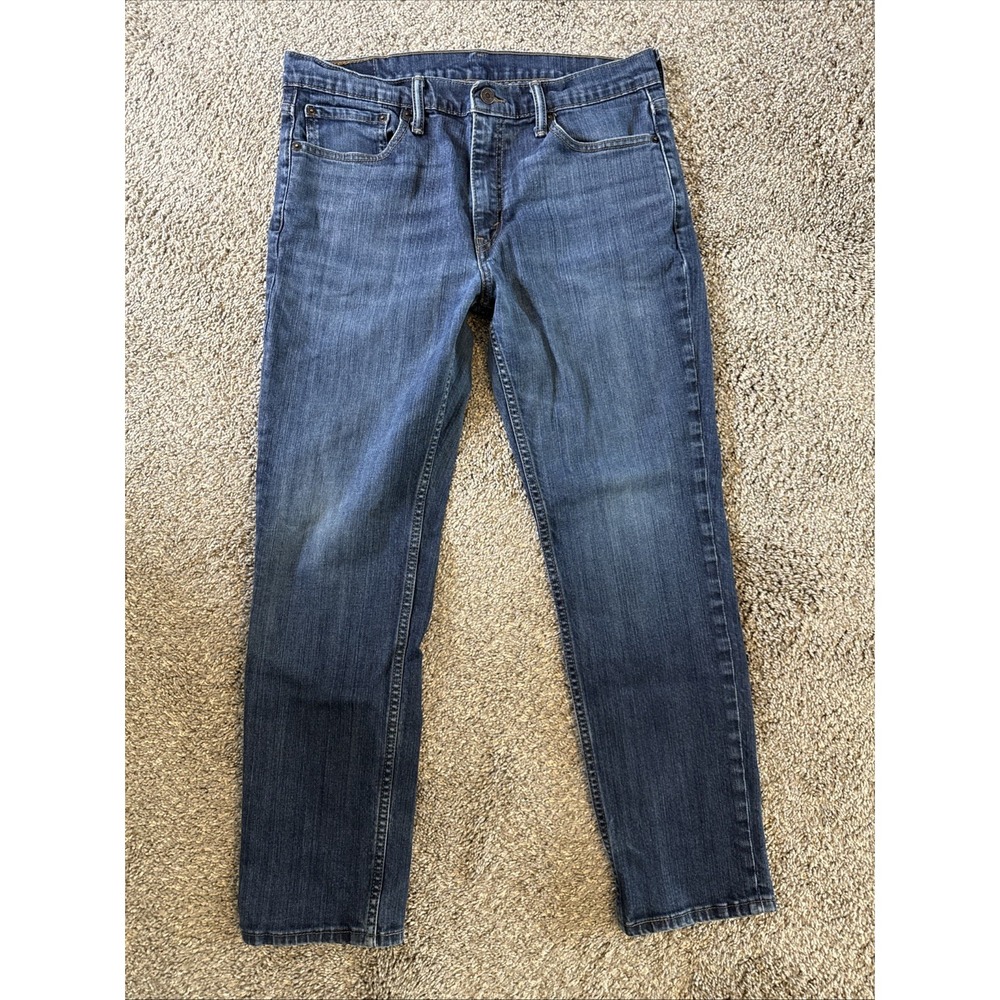 Levis 511 Men's Jeans 36x30 Medium Wash Blue Denim Slim Straight Leg Classic